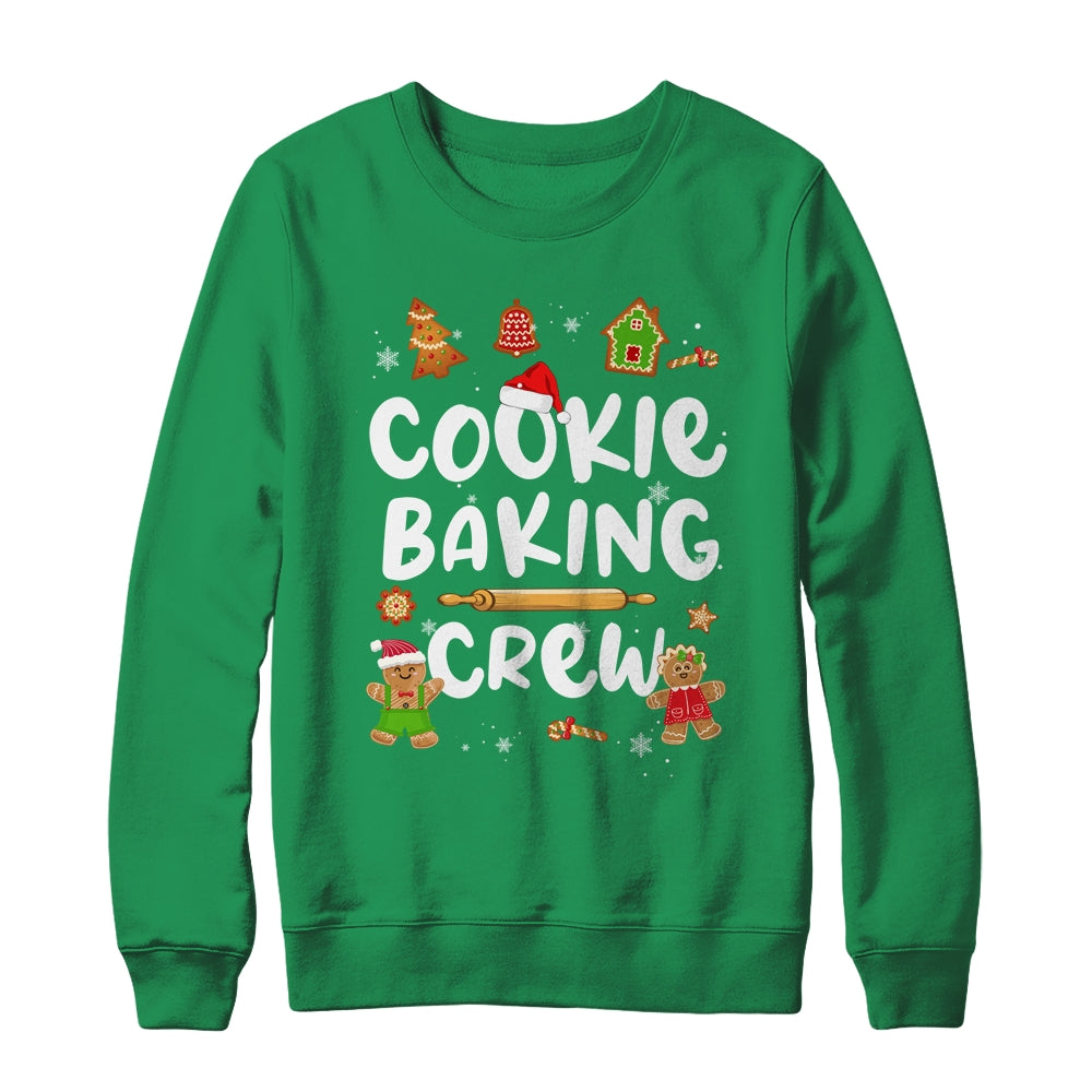 Christmas Cookie Baking Crew Funny Pajamas Family Xmas T-Shirt & Sweatshirt | Teecentury.com