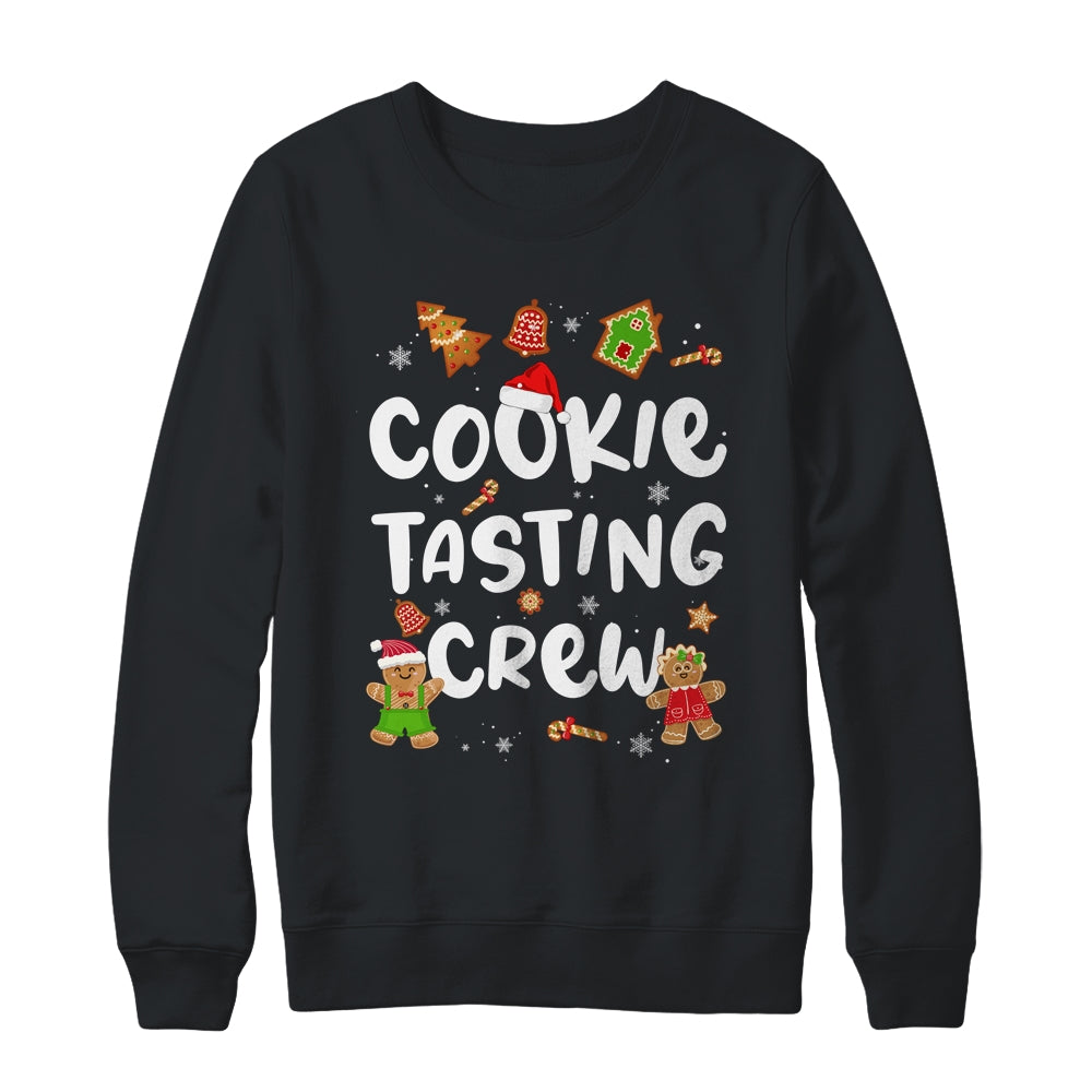 Christmas Cookie Tasting Crew Funny Pajamas Family Xmas T-Shirt & Sweatshirt | Teecentury.com