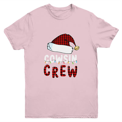 Christmas Cousin Crew Buffalo Red Plaid Family Xmas Youth Youth Shirt | Teecentury.com