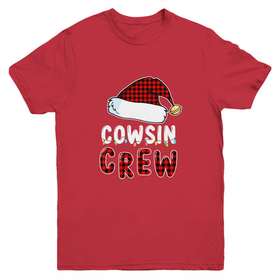 Christmas Cousin Crew Buffalo Red Plaid Family Xmas Youth Youth Shirt | Teecentury.com