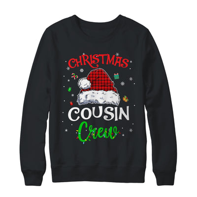 Christmas Cousin Crew Funny Red Plaid Matching Family Shirt & Sweatshirt | teecentury