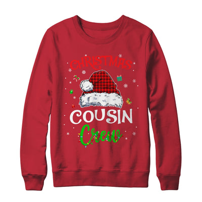 Christmas Cousin Crew Funny Red Plaid Matching Family Shirt & Sweatshirt | teecentury