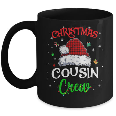 Christmas Cousin Crew Funny Red Plaid Matching Family Mug | teecentury