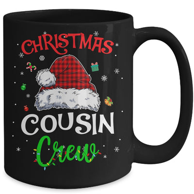 Christmas Cousin Crew Funny Red Plaid Matching Family Mug | teecentury