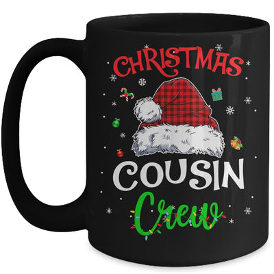 Christmas Cousin Crew Funny Red Plaid Matching Family Mug | teecentury