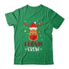 Christmas Cousin Crew Reindeer Mask Red Plaid T-Shirt & Sweatshirt | Teecentury.com