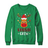 Christmas Cousin Crew Reindeer Mask Red Plaid T-Shirt & Sweatshirt | Teecentury.com