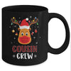 Christmas Cousin Crew Reindeer Mask Red Plaid Mug Coffee Mug | Teecentury.com