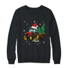 Christmas Farm Tractor Christmas Tree Lights Santa Farmer Shirt & Sweatshirt | teecentury