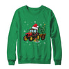 Christmas Farm Tractor Christmas Tree Lights Santa Farmer Shirt & Sweatshirt | teecentury