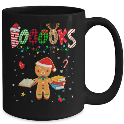 Christmas Gingerbread Books Librarian Reader Reading Teacher Mug | teecentury