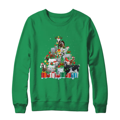 Christmas Goat On Tree Funny Santa Goat Lover T-Shirt & Sweatshirt | Teecentury.com