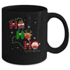 Christmas Ho Ho Ho Santa Reindeer Snowman Face Mask Pajama Mug Coffee Mug | Teecentury.com