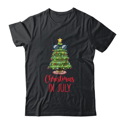 Christmas In July Christmas Tree Sunglasses Summer Vacation T-Shirt & Tank Top | Teecentury.com