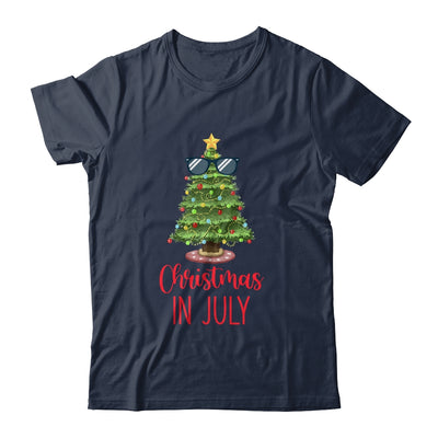 Christmas In July Christmas Tree Sunglasses Summer Vacation T-Shirt & Tank Top | Teecentury.com