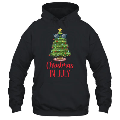 Christmas In July Christmas Tree Sunglasses Summer Vacation T-Shirt & Tank Top | Teecentury.com