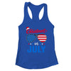 Christmas In July Santa Hat Sunglasses Summer Celebration T-Shirt & Tank Top | Teecentury.com