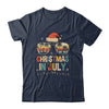 Christmas In July Santa Hat Sunglasses Summer Vacation Retro Shirt & Tank Top | teecentury