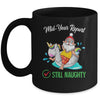 Christmas In July Santa Mid Year Report Still Naughty Mug Coffee Mug | Teecentury.com