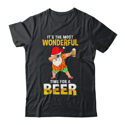 Christmas In July Santa Shirt Hawaiian Funny Wonderful Beer Shirt & Hoodie | teecentury