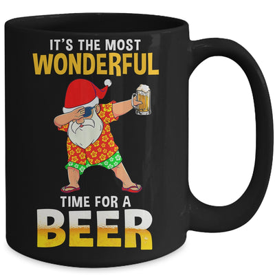 Christmas In July Santa Shirt Hawaiian Funny Wonderful Beer Mug | teecentury