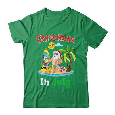 Christmas In July Santa Tie Dye Summer Surf Surfing Surfer Shirt & Hoodie | teecentury