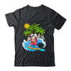 Christmas In July Summer Santa Claus Beach Hawaii Surf Shirt & Hoodie | teecentury