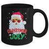 Christmas In July Summer Santa Sunglasses Xmas Funny Mug | teecentury