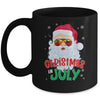 Christmas In July Summer Santa Sunglasses Xmas Funny Mug | teecentury