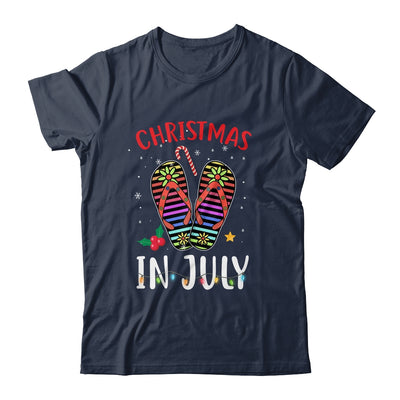 Christmas In July Summer Vacation Flip Flops T-Shirt & Tank Top | Teecentury.com