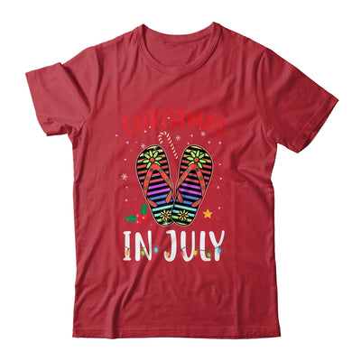 Christmas In July Summer Vacation Flip Flops T-Shirt & Tank Top | Teecentury.com