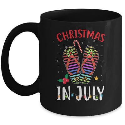Christmas In July Summer Vacation Flip Flops Mug Coffee Mug | Teecentury.com