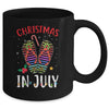 Christmas In July Summer Vacation Flip Flops Mug Coffee Mug | Teecentury.com
