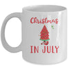 Christmas In July Watermelon Christmas Tree Summer Mug Coffee Mug | Teecentury.com