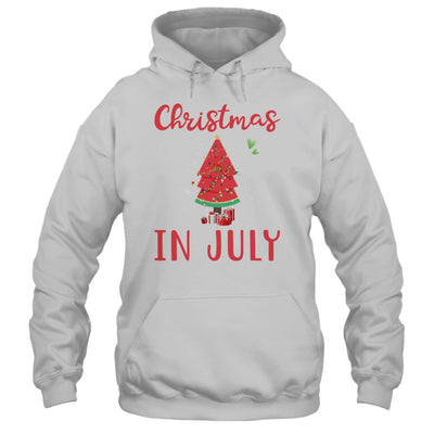 Christmas In July Watermelon Christmas Tree Summer T-Shirt & Tank Top | Teecentury.com