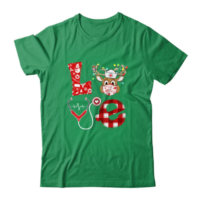 Christmas Nurse Love NICU RN ER Santa Reindeer Nurse Hat T-Shirt & Sweatshirt | Teecentury.com