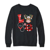 Christmas Nurse Love NICU RN ER Santa Reindeer Nurse Hat T-Shirt & Sweatshirt | Teecentury.com