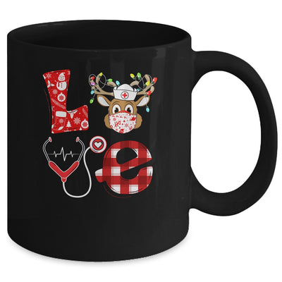 Christmas Nurse Love NICU RN ER Santa Reindeer Nurse Hat Mug Coffee Mug | Teecentury.com