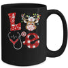 Christmas Nurse Love NICU RN ER Santa Reindeer Nurse Hat Mug Coffee Mug | Teecentury.com