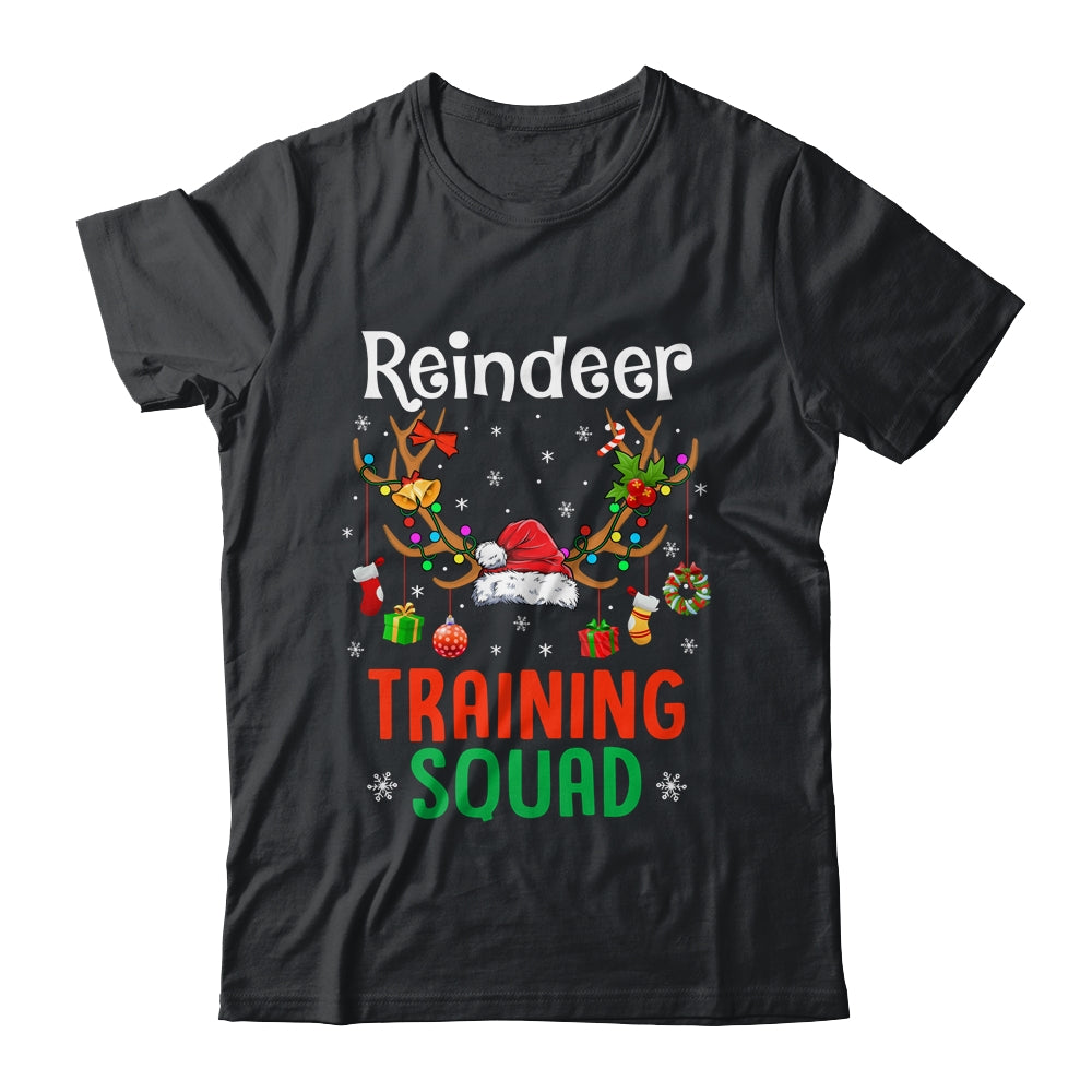 Christmas Running Funny Reindeer Training Squad Team Family Shirt & Sweatshirt | teecentury