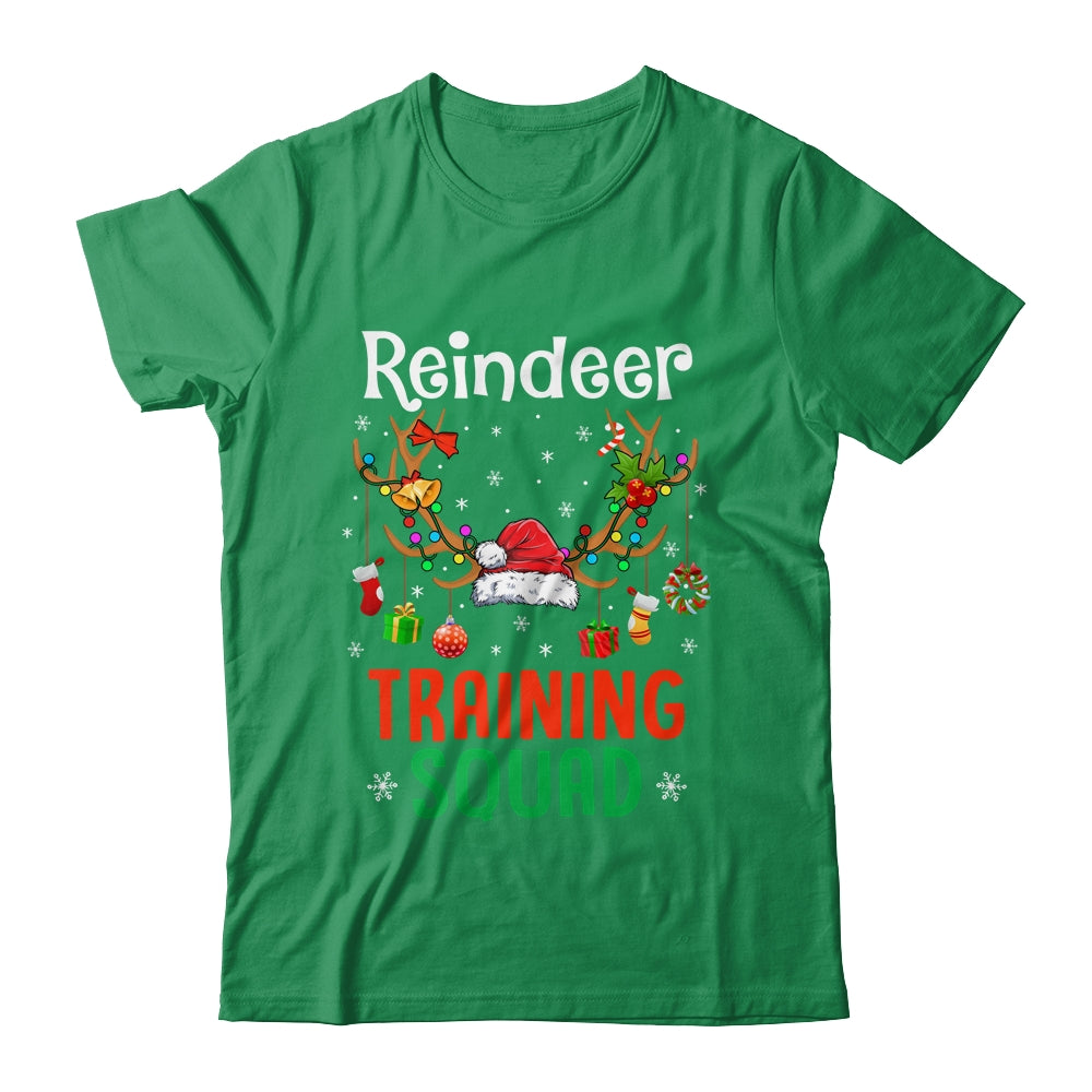 Christmas Running Funny Reindeer Training Squad Team Family Shirt & Sweatshirt | teecentury