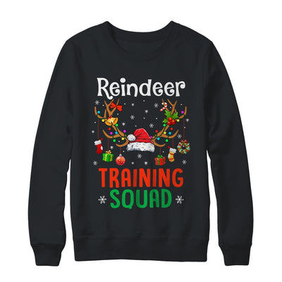 Christmas Running Funny Reindeer Training Squad Team Family Shirt & Sweatshirt | teecentury