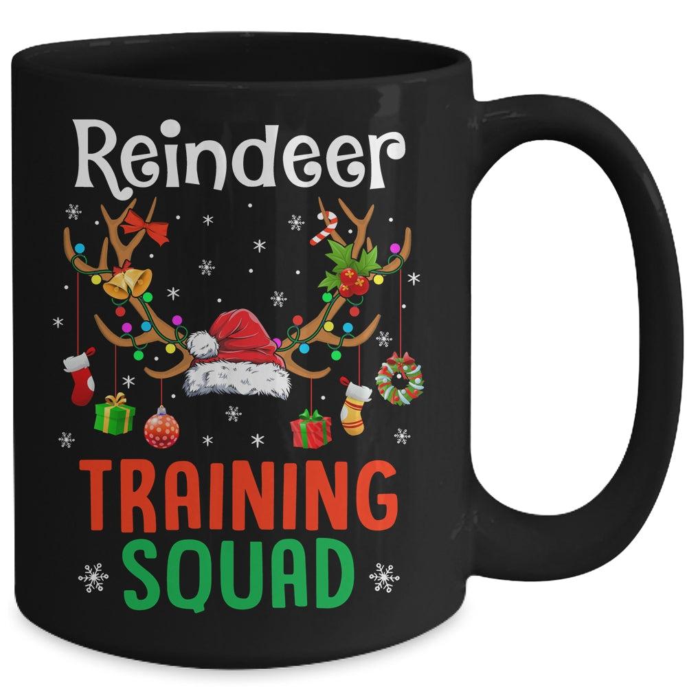 Christmas Running Funny Reindeer Training Squad Team Family Mug | teecentury