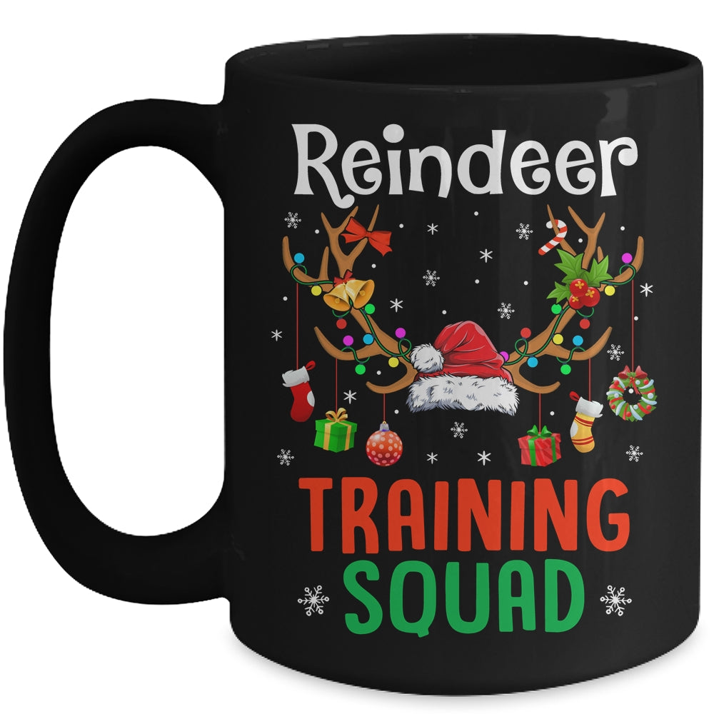 Christmas Running Funny Reindeer Training Squad Team Family Mug | teecentury