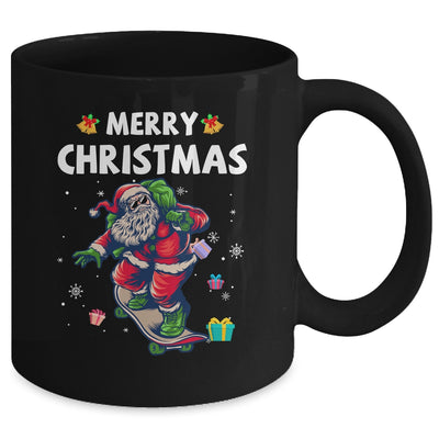 Christmas Skateboarding Santa Skater Mug Coffee Mug | Teecentury.com