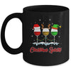 Christmas Spirits Glasses Of Wine Xmas Holidays Party Mug Coffee Mug | Teecentury.com