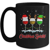 Christmas Spirits Glasses Of Wine Xmas Holidays Party Mug Coffee Mug | Teecentury.com