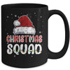 Christmas Squad Family Group Matching Red Plaid Santa Mug | teecentury