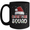 Christmas Squad Family Group Matching Red Plaid Santa Mug | teecentury