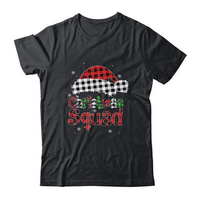 Christmas Squad Red Plaid Family Matching Christmas Pajama T-Shirt & Sweatshirt | Teecentury.com